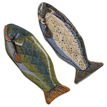 Fish Oven Mitt Set/2