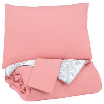 Ashley Furniture Avaleigh Full Microfiber Comforter Set in Multi-Color
