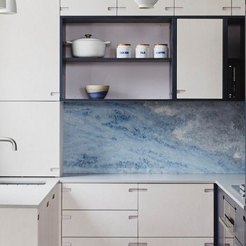 Blue Calcite Quartzite Splashbacks