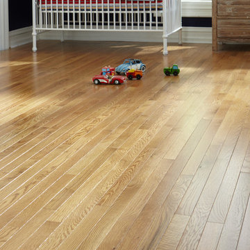 Coastal, Navy Toddler and Baby Room - Piedmont Honey, Solid, White Oak Hardwood