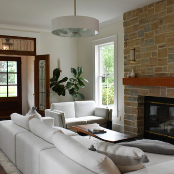 Renovated Victorian on a Horse Farm - Living Room