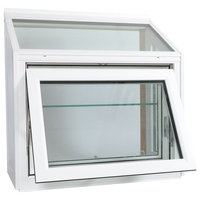 Meadow View Garden Window White, 36"x36", Laminated Seat Board, Low-E Insulated