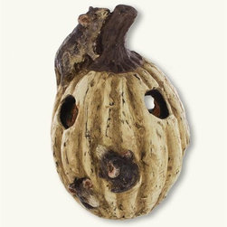 Mouse House Pumpkin - Holiday Accents And Figurines