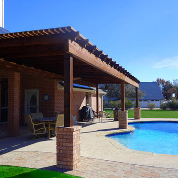 Ft. Worth Pergola and Pool Deck Addition