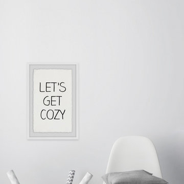 "Let's Get Cozy" Framed Painting Print