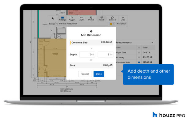 New Houzz Pro Takeoffs Tool Helps Builders Create Fast Estimates