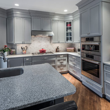 Gray and Graphite Custom Kitchen