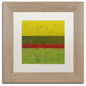Michelle Calkins Seasonal Birches Winter Matted Framed Art Traditional Prints And Posters By Trademark Global