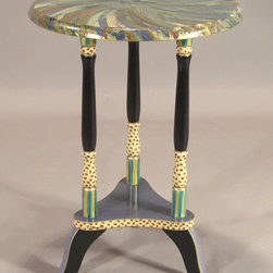 Round Tea Table - Handpainted - Products