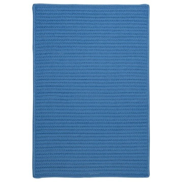 Simply Home Solid Rug, Blue Ice, 2'x10' Runner
