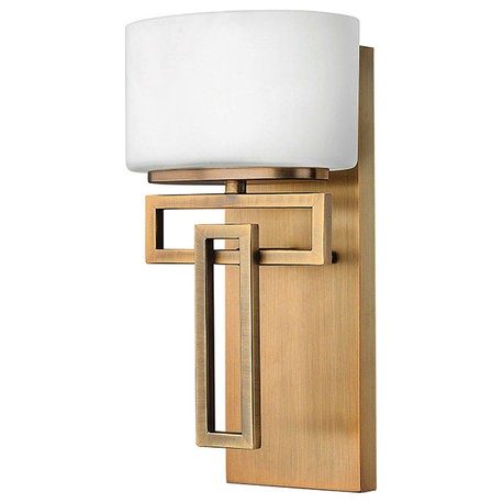 Hinkley Lanza Medium Single Light Vanity, Brushed Bronze