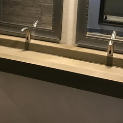 Custom Concrete Sinks - Bathroom Vanities And Sink Consoles