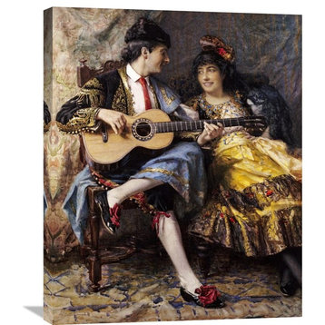 "A Spanish Singer and His Lady" Artwork, 24" x 30"