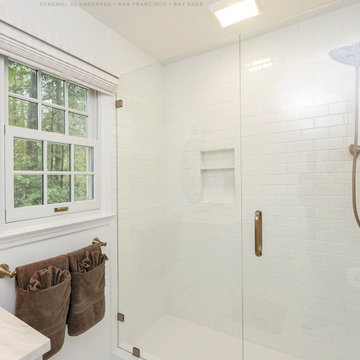 New Window in Wonderful Bathroom - Renewal by Andersen San Francisco Bay Area