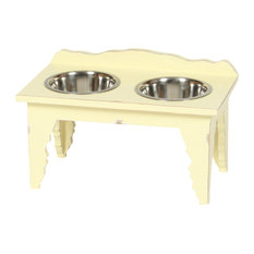 farmhouse style dog bowls