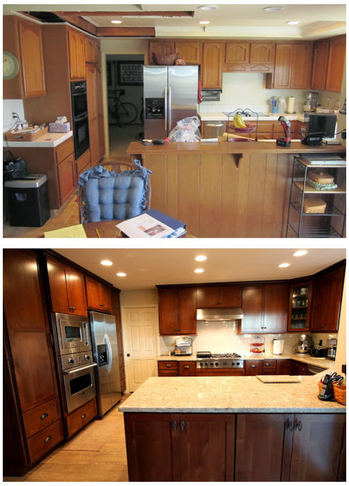 Cabinet Refacing - Refreshed Kitchen in Orange County