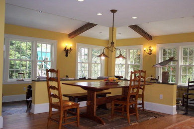 Example of a classic kitchen design in Boston