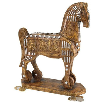 Legendary Trojan Horse Statue