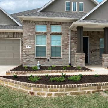 Landscaping - Stone Garden Beds