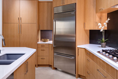 Kitchen - contemporary kitchen idea in Phoenix