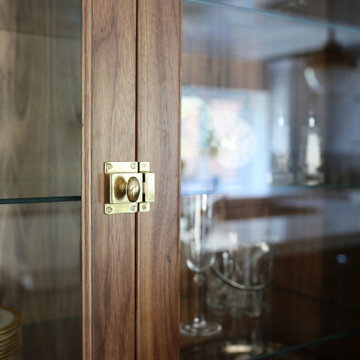 White & Walnut Kitchen