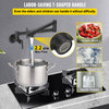 VEVOR Pot Filler Faucet Solid Brass Wall Mount Kitchen Faucet 24.4", Black