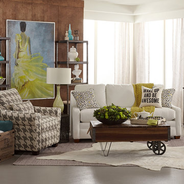 Transitional Living Room