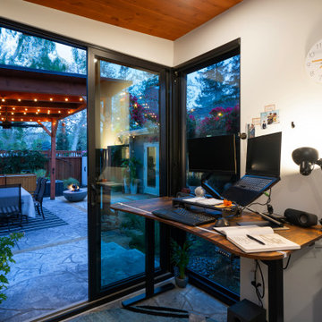 San Jose Detached Office and Pergola + Xeriscaping