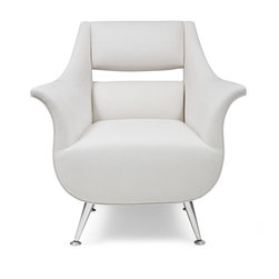 Waldorf Chair in White - Armchairs & Accent Chairs