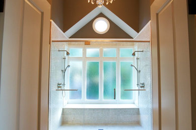 Inspiration for a transitional bathroom remodel in Atlanta