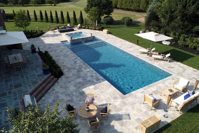 Inspiration for a pool remodel in New York