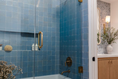 Bathroom - mediterranean bathroom idea in Los Angeles
