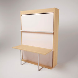Bellezza T - Queen Wall Bed with Table - Murphy Beds