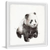 "Dreamy Panda" Framed Painting Print, 12"x12"