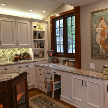 Farmhouse Kitchen Remodel | Rich Wood Accents & Expanded Chef’s Layout