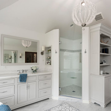 Hinsdale french flair master bath