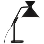 Robert Abbey - Robert Abbey 1252 Cinch, 1 Light Table Lamp, Black - Cinchs design is simple but dramatic. An exaggeratCinch 1 Light Table  Matte Black Matte Bl *UL Approved: YES Energy Star Qualified: n/a ADA Certified: n/a  *Number of Lights: 1-*Wattage:60w Type A bulb(s) *Bulb Included:No *Bulb Type:Type A *Finish Type:Matte Black