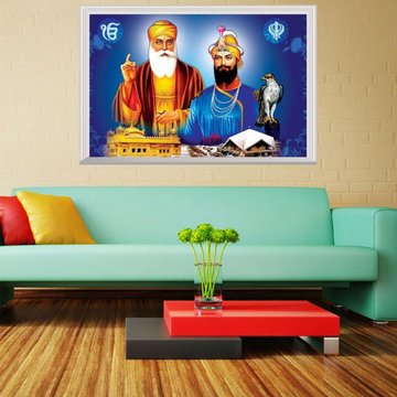 Guru Gobind Guru Nanak Canvas Print