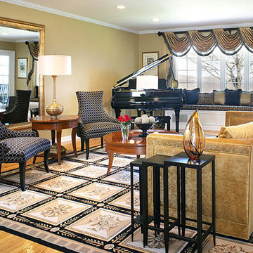 Classic elegance with a touch of playful sophistication