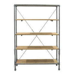 Pipe Up Industrial Bookshelf - Bookcases