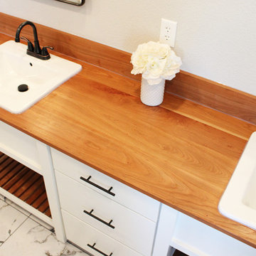 Spa-inspired, Modern Mission Vanity