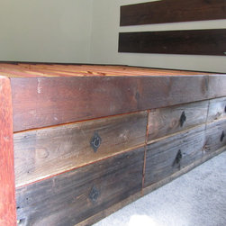 Barnwood Bed - Furniture