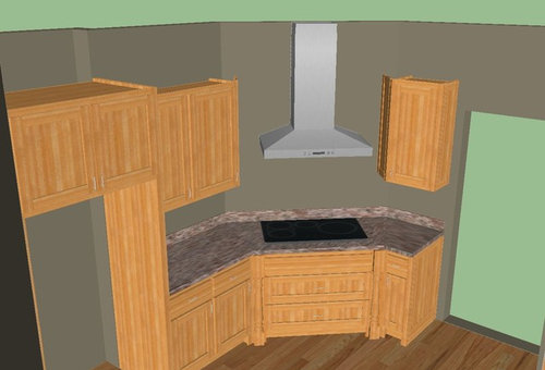 Corner Cooktop and Cabinet Advice | Houzz Forum
