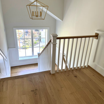 Project #141 | Timeless Switchback Staircase with Traditional Box Newels