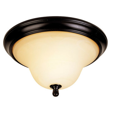 Savoy House 6-1706-11-13 Sutton Place 1 Light Flush Mount in English Bronze