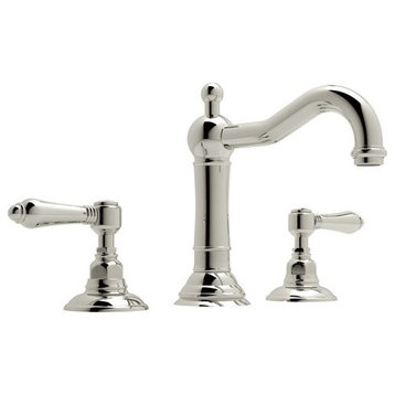 Rohl A1409LM-2 Acqui 1.2 GPM Widespread Bathroom Faucet - Polished Nickel