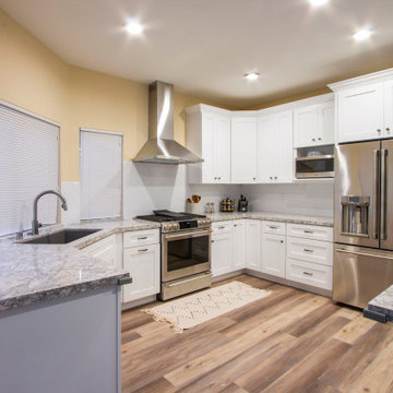Kitchen Remodel with Layout Changes and Range Relocation in Folsom, CA