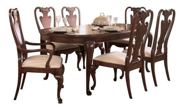 American Drew Cherry Grove 7-Piece Leg Dining Room Set in Antique ... American Drew Cherry Grove 7-Piece Leg Dining Room Set in Antique ...