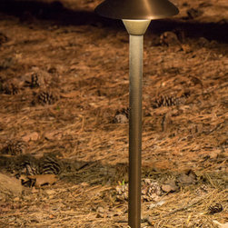 Cumming, GA Lake House Brass LED Path Light - Path Lights