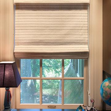 Custom straight roman shade for Kid's Room
